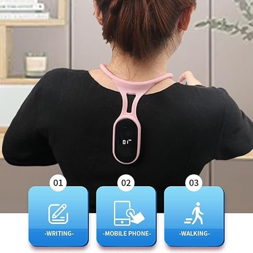 Posture Corrector Device for Men & Women ? Adjustable Back Support Brace for Spine Alignment & Pain Relief | Comfortable Clavicle Support for Shoulder, Neck & Upper Back