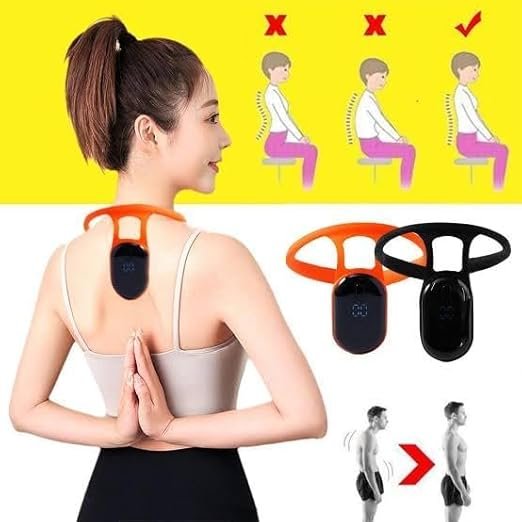 Posture Corrector Device for Men & Women ? Adjustable Back Support Brace for Spine Alignment & Pain Relief | Comfortable Clavicle Support for Shoulder, Neck & Upper Back