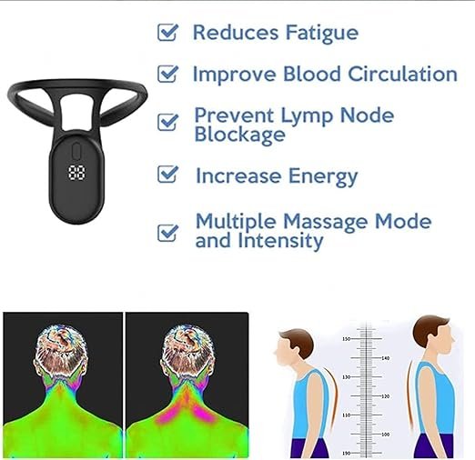 Posture Corrector Device for Men & Women ? Adjustable Back Support Brace for Spine Alignment & Pain Relief | Comfortable Clavicle Support for Shoulder, Neck & Upper Back