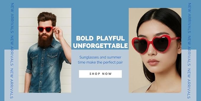 2 in 1 Heart Shaped Diffraction Glasses ? Light Diffraction Rainbow Rave Sunglasses for Parties, Festivals & Concerts | Stylish Heart Lens Goggles for EDM & DJ Events