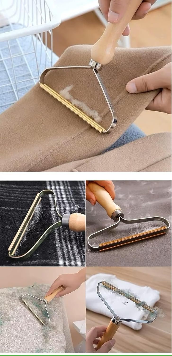 Lint Remover for Clothes ? Portable Fabric Shaver for Sweaters, Jackets, Blankets & Upholstery | Reusable Manual Fuzz Remover for Pet Hair & Pills