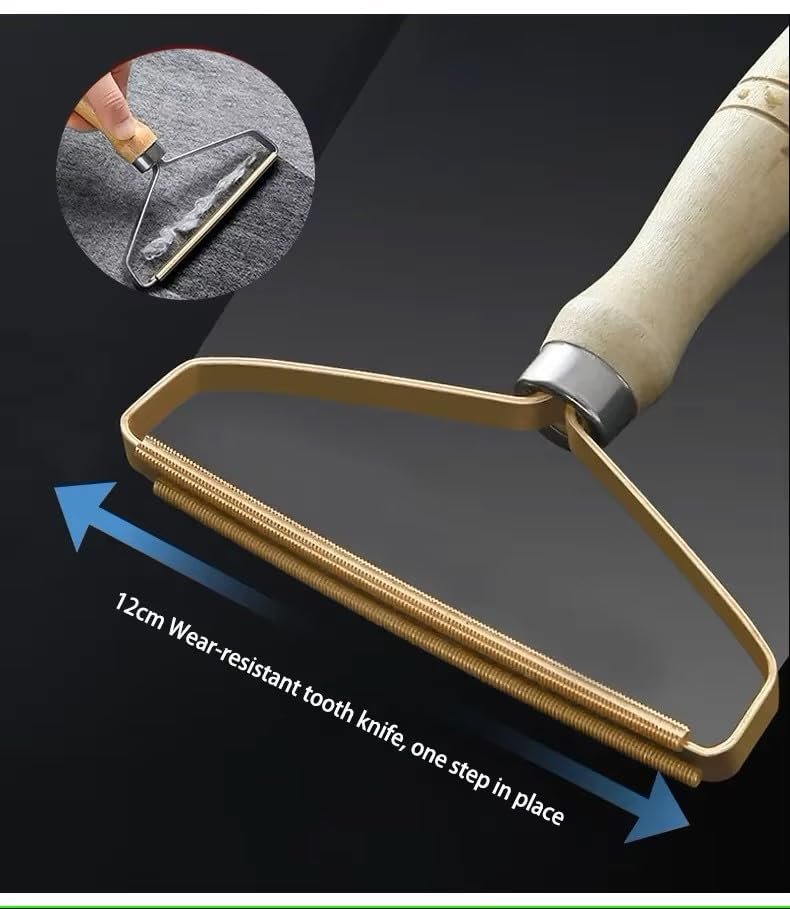 Lint Remover for Clothes ? Portable Fabric Shaver for Sweaters, Jackets, Blankets & Upholstery | Reusable Manual Fuzz Remover for Pet Hair & Pills