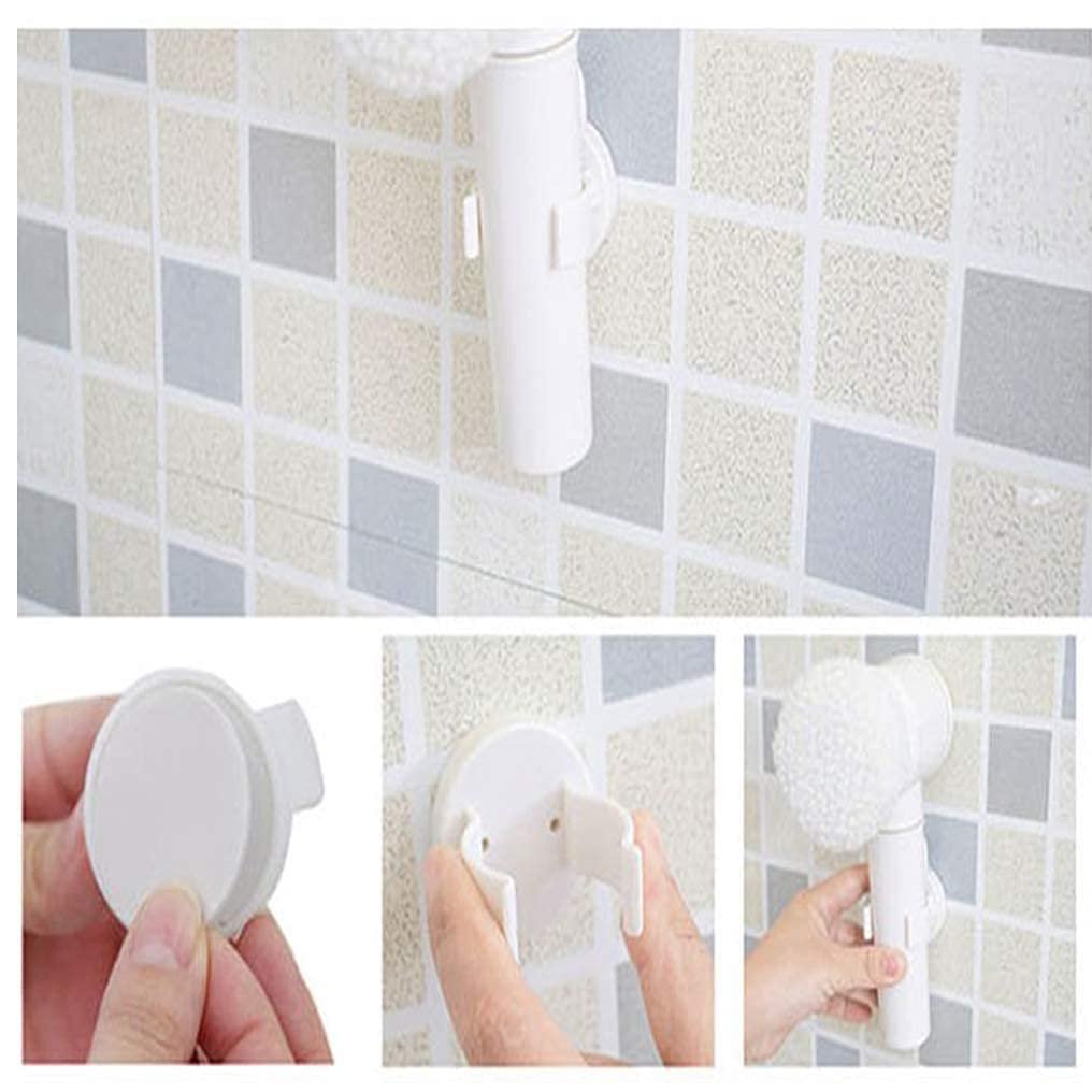 5 in 1 Electric Magic Cleaning Brush ? USB Rechargeable Multi-Functional Scrubber for Kitchen, Bathroom, Tiles, Shoes & More | Cordless Spin Brush with 5 Replaceable Heads