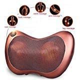 Car & Home Massager Pillow | Electric Shiatsu Neck & Back Massage Cushion with Heat | Portable Body Massager for Shoulder, Lumbar, Office & Travel Use