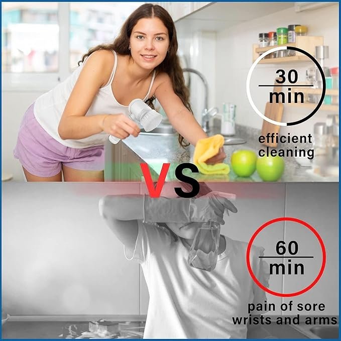 5 in 1 Magic Brush | Multifunctional Cleaning Brush for Home, Kitchen & Car | Durable & Ergonomic Design