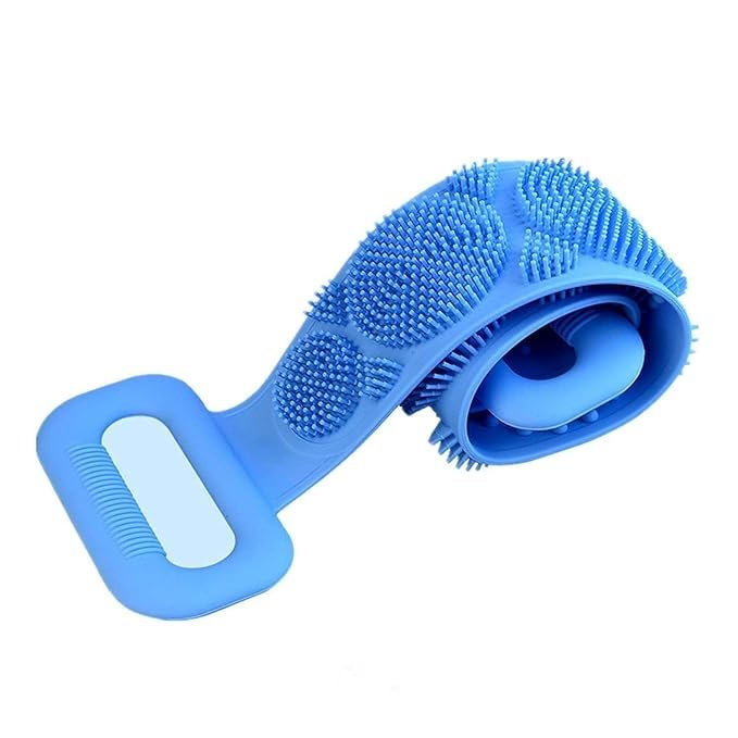 Bath Scrubber Belt | Exfoliating Back Scrubber for Deep Cleaning & Smooth Skin | Soft & Durable Loofah Strap for Shower & Bath
