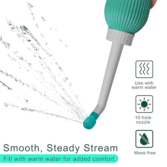 Portable Bidet ? Travel Handheld Bidet Bottle with Angled Nozzle for Personal Hygiene ? Refillable & Squeeze Type Water Sprayer for Home, Office & Outdoor Use (500ML)
