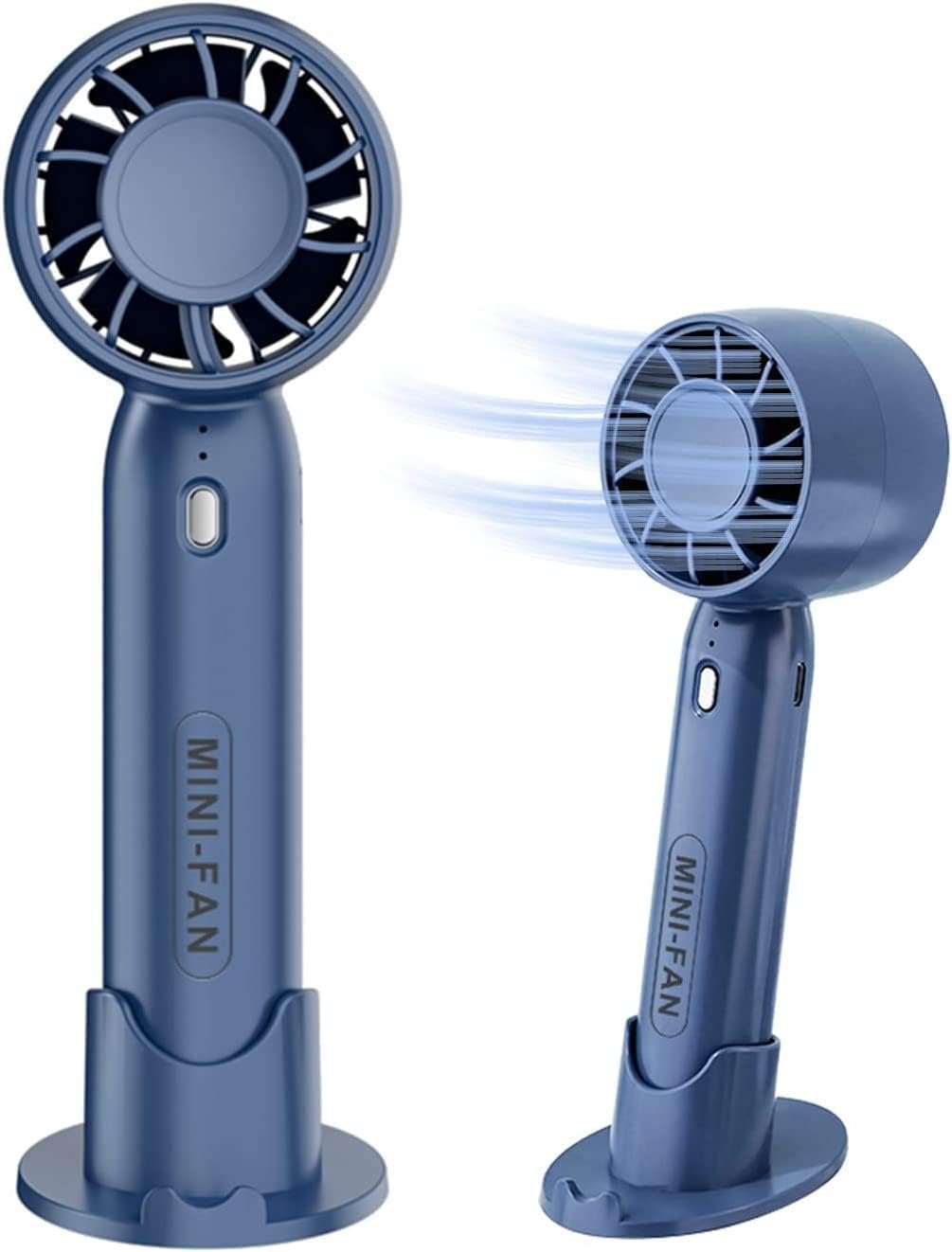 Mini Portable Handheld Fan ? USB Rechargeable Small Personal Fan with 3-Speed Settings, Quiet Operation, Pocket Size for Travel, Office & Outdoor Use