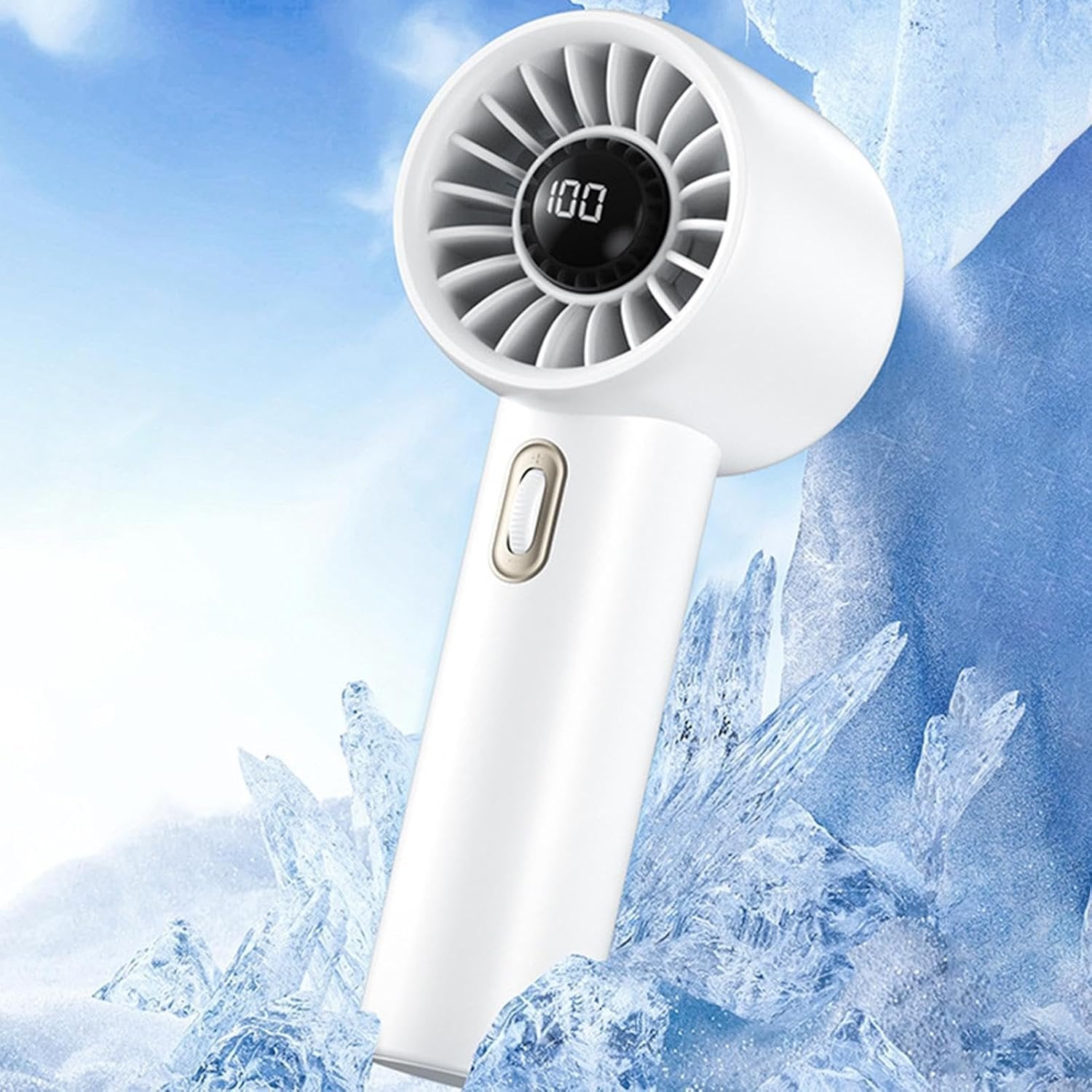 Pocket Cooling Fan ? Powerful Mini Handheld Fan, USB Rechargeable, 3-Speed Settings, Quiet Portable Personal Fan for Travel, Office, Outdoor, and Home Use