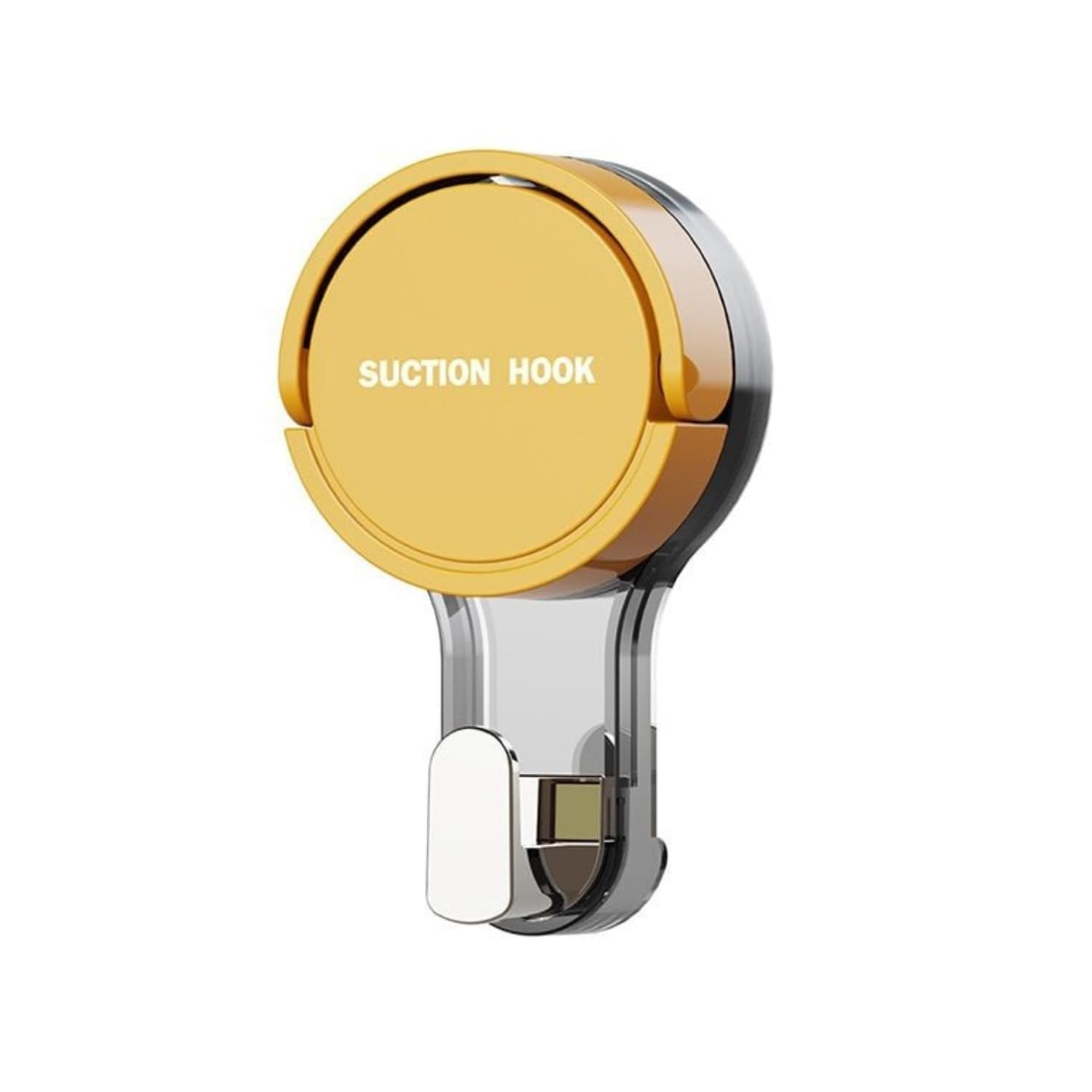 Reusable Suction Hook ? Heavy Duty Wall Hook with Strong Vacuum Seal, No-Drill Removable Adhesive Hook for Bathroom, Kitchen & Home Organization