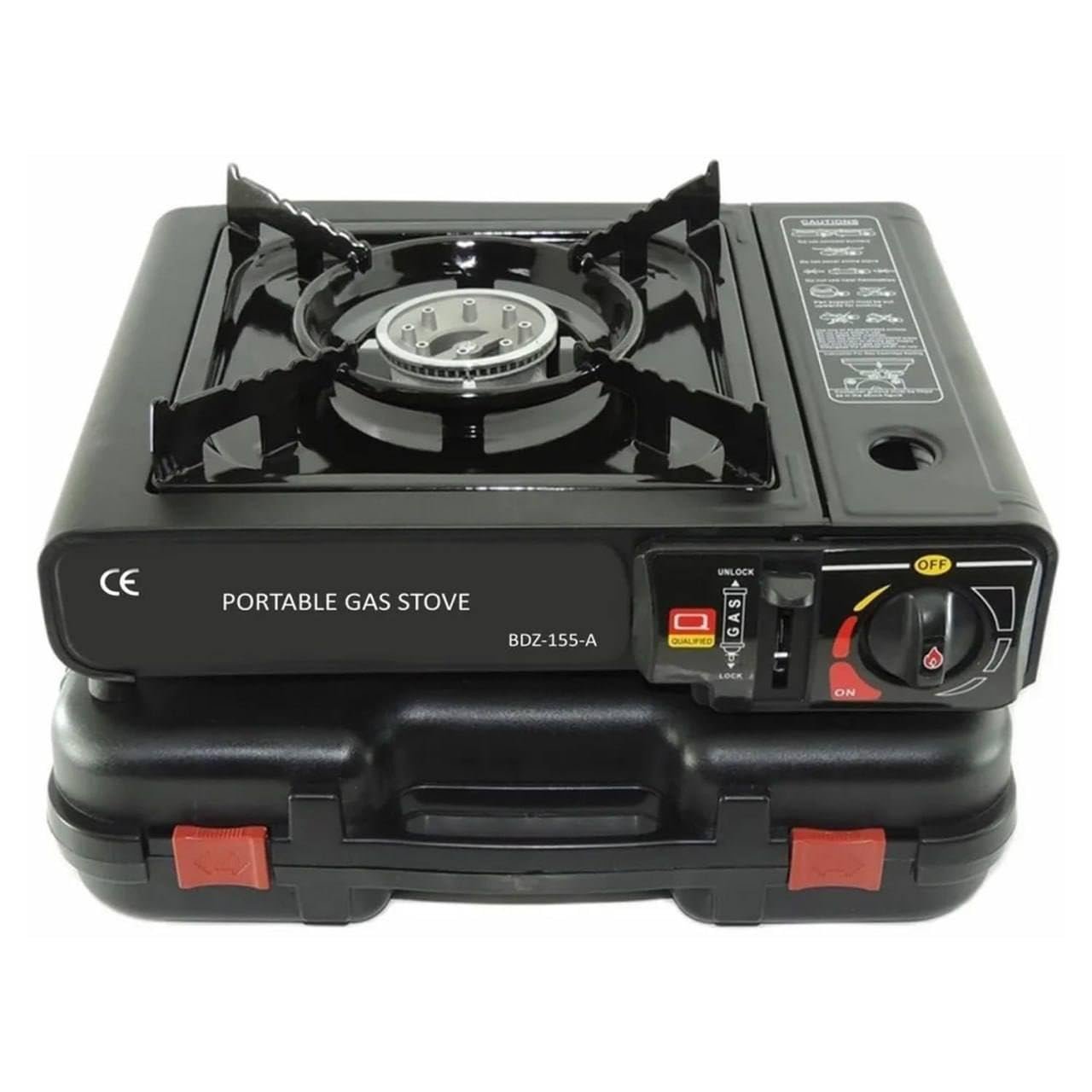 2 in 1 Portable Gas Stove ? Dual-Use Butane & LPG Camping Stove, Compact Outdoor Gas Burner for Cooking, Traveling, Hiking & Emergency Use