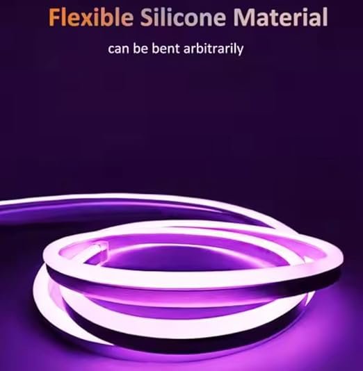 5 Meter Smart Neon Strip Light ? RGB LED Flexible Light with App & Remote Control, Music Sync, DIY Modes, Waterproof for Room, TV, Gaming & Party Decor