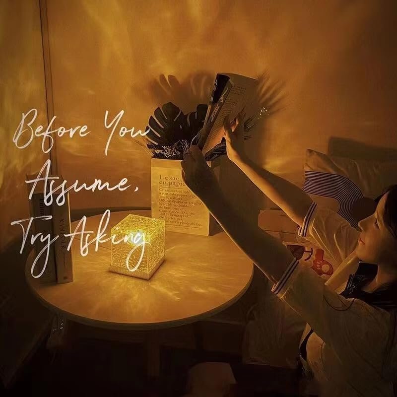 Ocean Wave Projector Night Light ? LED Water Ripple Light with Bluetooth Speaker & Remote Control, Soothing Mood Lamp for Bedroom, Baby & Relaxation