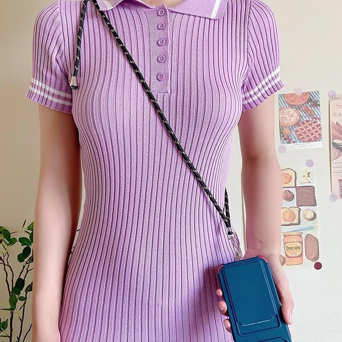 Mobile Lanyard ? Universal Phone Neck Strap with Adjustable Length, Detachable Tether for All Smartphones, Hands-Free Holder for Travel, Work & Outdoor Use