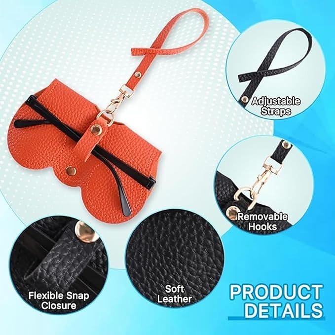 Sunglasses Case Cover ? Hard Shell Eyeglass Protective Box with Zipper Closure & Clip Hook, Lightweight Travel Case for Men & Women