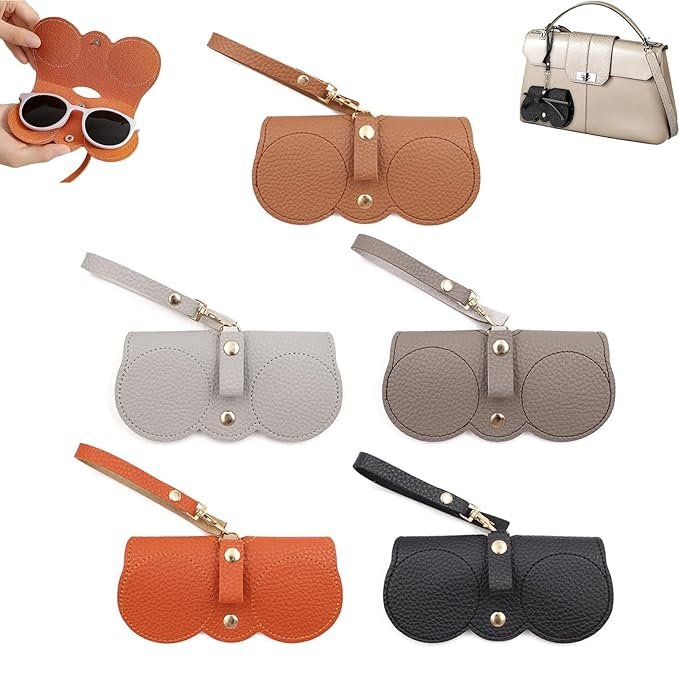 Sunglasses Case Cover ? Hard Shell Eyeglass Protective Box with Zipper Closure & Clip Hook, Lightweight Travel Case for Men & Women