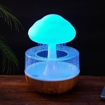 Rain Cloud Humidifier ? Cute Cloud-Shaped Cool Mist Humidifier with LED Night Light | Aromatherapy Diffuser for Bedroom, Home, Office & Kids Room (USB Powered)