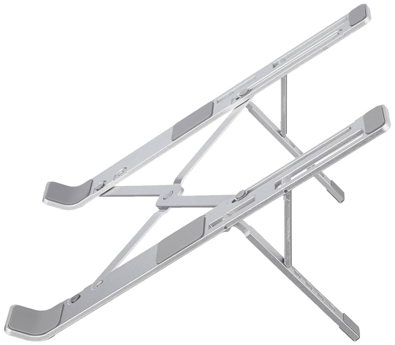 Aluminium Laptop Stand | Adjustable & Foldable Ergonomic Laptop Riser for Desk | Heat Dissipation, Anti-Slip Design for MacBook, Dell, HP & All 10"?17" Laptops