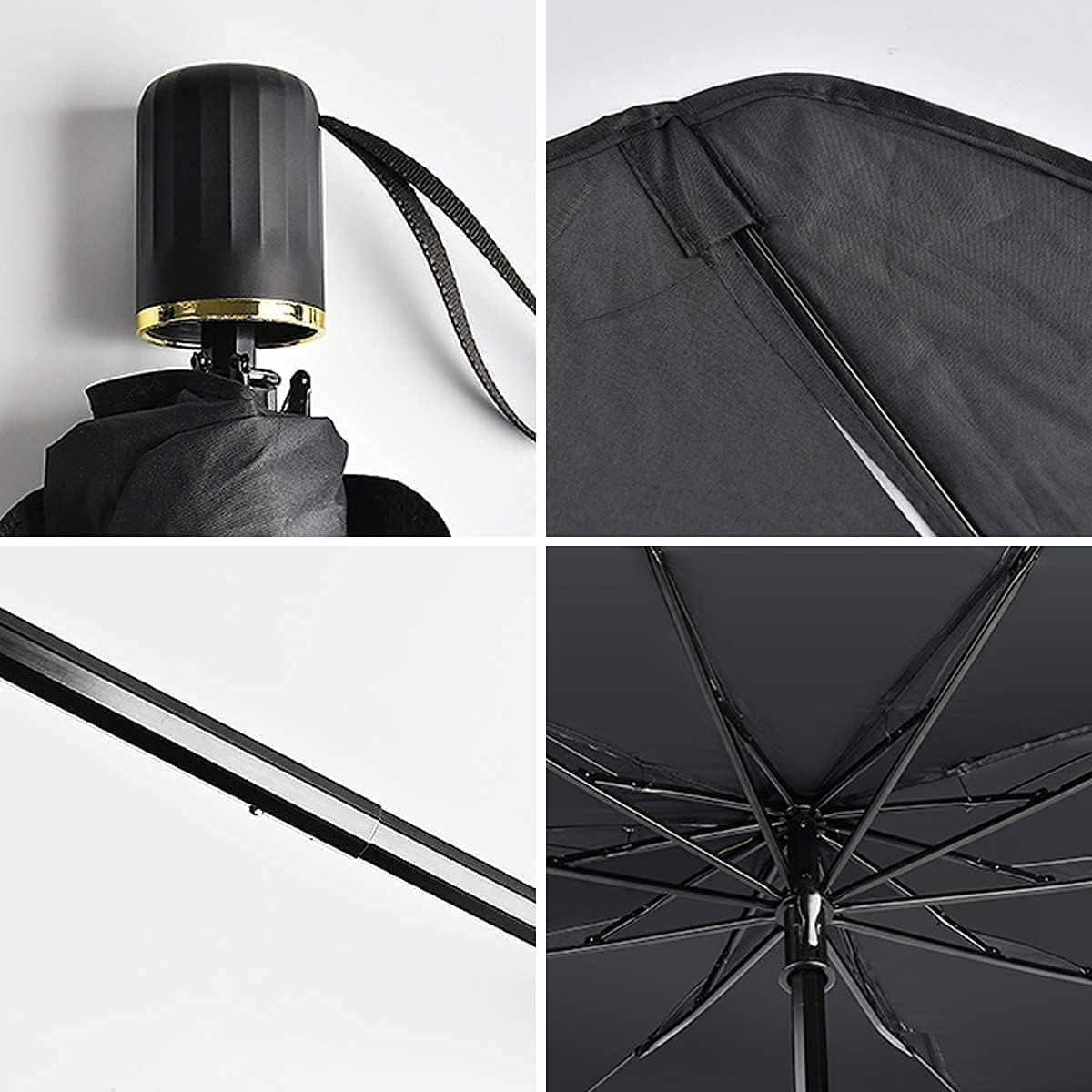 Car Umbrella ? Foldable Windshield Sunshade Umbrella for Car, UV & Heat Reflective, Universal Fit Front Window Shade, Easy Pop-Up Design for Summer Car Protection