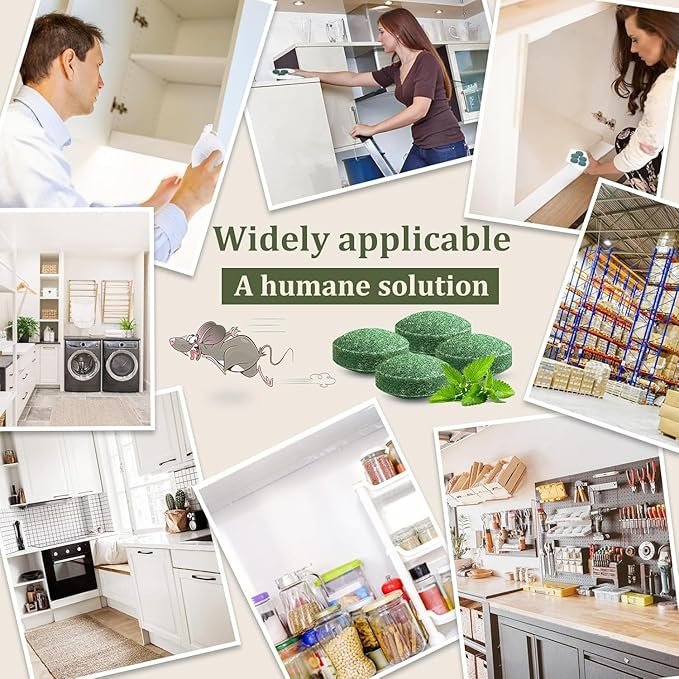 Mouse Repellent (10PCS) ? Ultrasonic Pest Control Devices for Mice & Rodents, Safe & Chemical-Free Mouse Repellers for Home, Kitchen, Garage, and Office