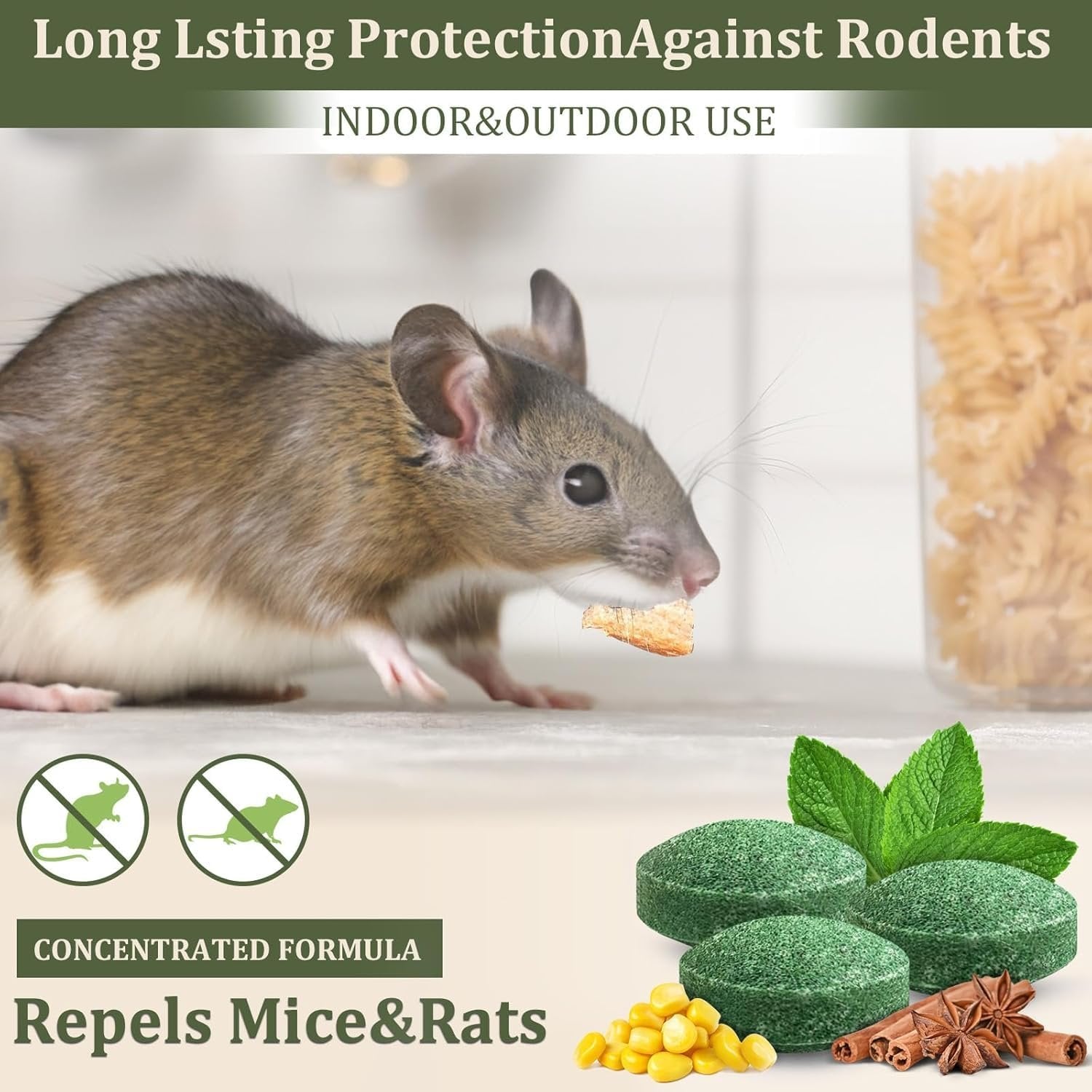 Mouse Repellent (10PCS) ? Ultrasonic Pest Control Devices for Mice & Rodents, Safe & Chemical-Free Mouse Repellers for Home, Kitchen, Garage, and Office