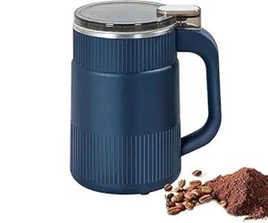 Manual Coffee Grinder with Handle ? Portable Hand Crank Coffee Bean Grinder, Adjustable Ceramic Burr for Espresso, French Press, Drip & Travel Use