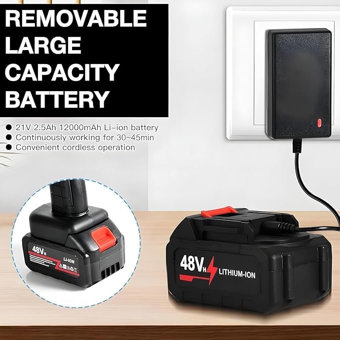 High Pressure Car Washing Gun ? Cordless Portable Washer with Double Battery, Powerful Jet Spray for Car, Bike, Home & Garden Cleaning