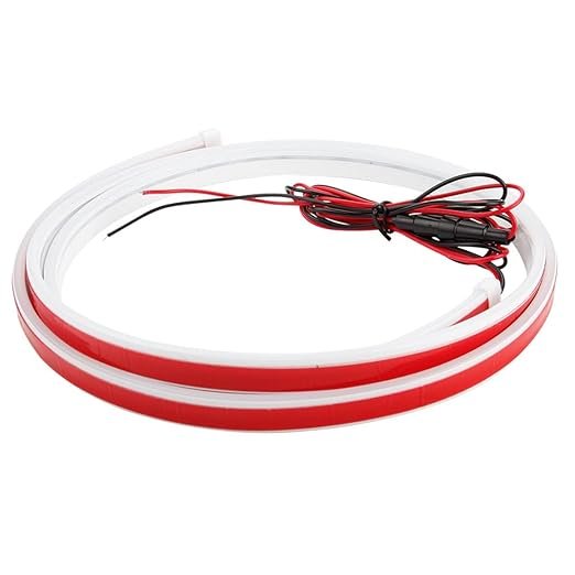 Car Hood LED Light Strip ? 180? Flowing DRL Strip for Bonnet/Grill | Waterproof, Flexible, Daytime Running Light with Turn Signal Function (DC 12V)