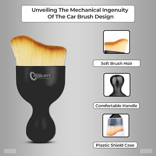 Car Dust Removal Brush ? Soft Microfiber Auto Duster for Interior & Exterior | Scratch-Free Car Cleaning Tool with Comfortable Handle for Dashboard, Seats & Windows