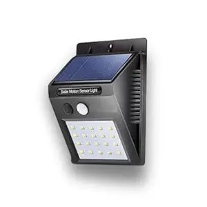 20 LED Motion Sensor Solar Light ? Outdoor Waterproof Wall Lamp with Auto On/Off | Security Solar Lights for Garden, Yard, Garage, Pathway & Entrance