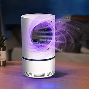 Blue Hole Mosquito Killer Lamp ? USB-Powered 368 nm UV Trap & Silent Fan, Chemical-Free Indoor Insect Control | 360? Attraction & Easy Clean