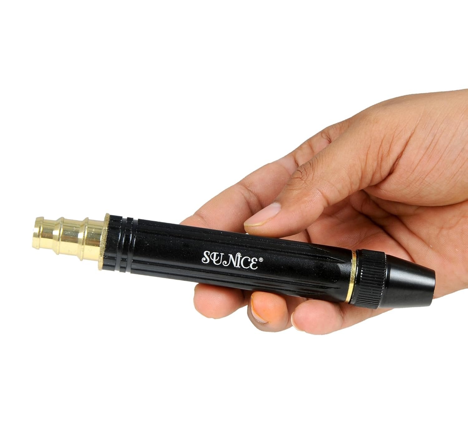 Black High Pressure Water Spray Nozzle ? Adjustable Jet Hose Nozzle for Garden, Car Wash & Outdoor Cleaning | Durable Leak-Proof Trigger Sprayer