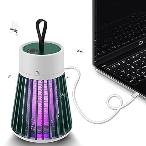 USB Mosquito Killer Lamp | Silent UV Light Insect Trap with Suction Fan | Non-Toxic, Energy-Efficient Mosquito Trap for Home, Bedroom, Office & Outdoor Use