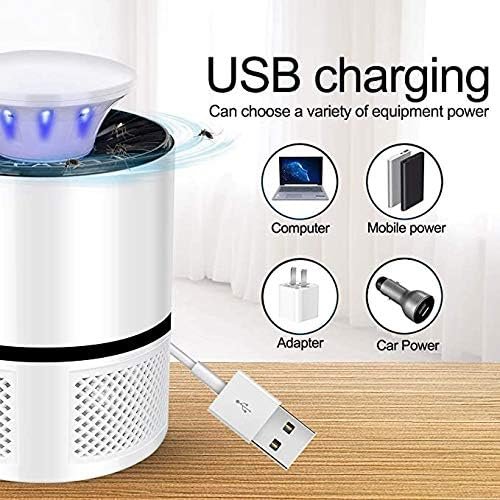 Electric Mosquito Killer Lamp | UV Light Insect Trap with Silent Fan & Noiseless Operation | Non-Toxic Fly & Mosquito Zapper for Home, Bedroom, Office & Outdoor Use