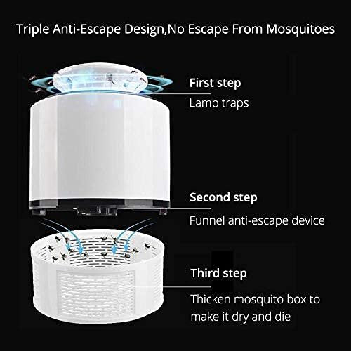 Electric Mosquito Killer Lamp | UV Light Insect Trap with Silent Fan & Noiseless Operation | Non-Toxic Fly & Mosquito Zapper for Home, Bedroom, Office & Outdoor Use