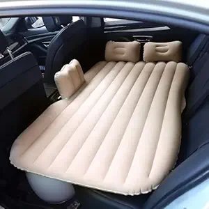 Inflatable Car Bed | Portable Travel Air Mattress with Pump & Pillows | Universal Back Seat Bed for SUV, Sedan & Camping | Comfortable Car Sleeping Mattress