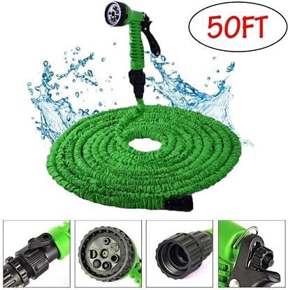 Mini Hose 15M / 50FT | Expandable Garden Water Pipe with Spray Nozzle | Lightweight, Flexible & Leak-Proof Hose for Home, Garden, Car Wash & Outdoor Use