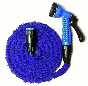 Mini Hose 15M / 50FT | Expandable Garden Water Pipe with Spray Nozzle | Lightweight, Flexible & Leak-Proof Hose for Home, Garden, Car Wash & Outdoor Use