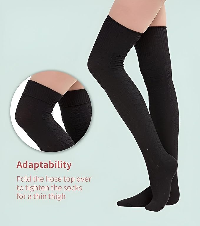 Warm Wool Socks ? Thermal Winter Socks for Men & Women, Soft Thick Knitted Crew Socks for Cold Weather, Outdoor, Hiking & Daily Wear