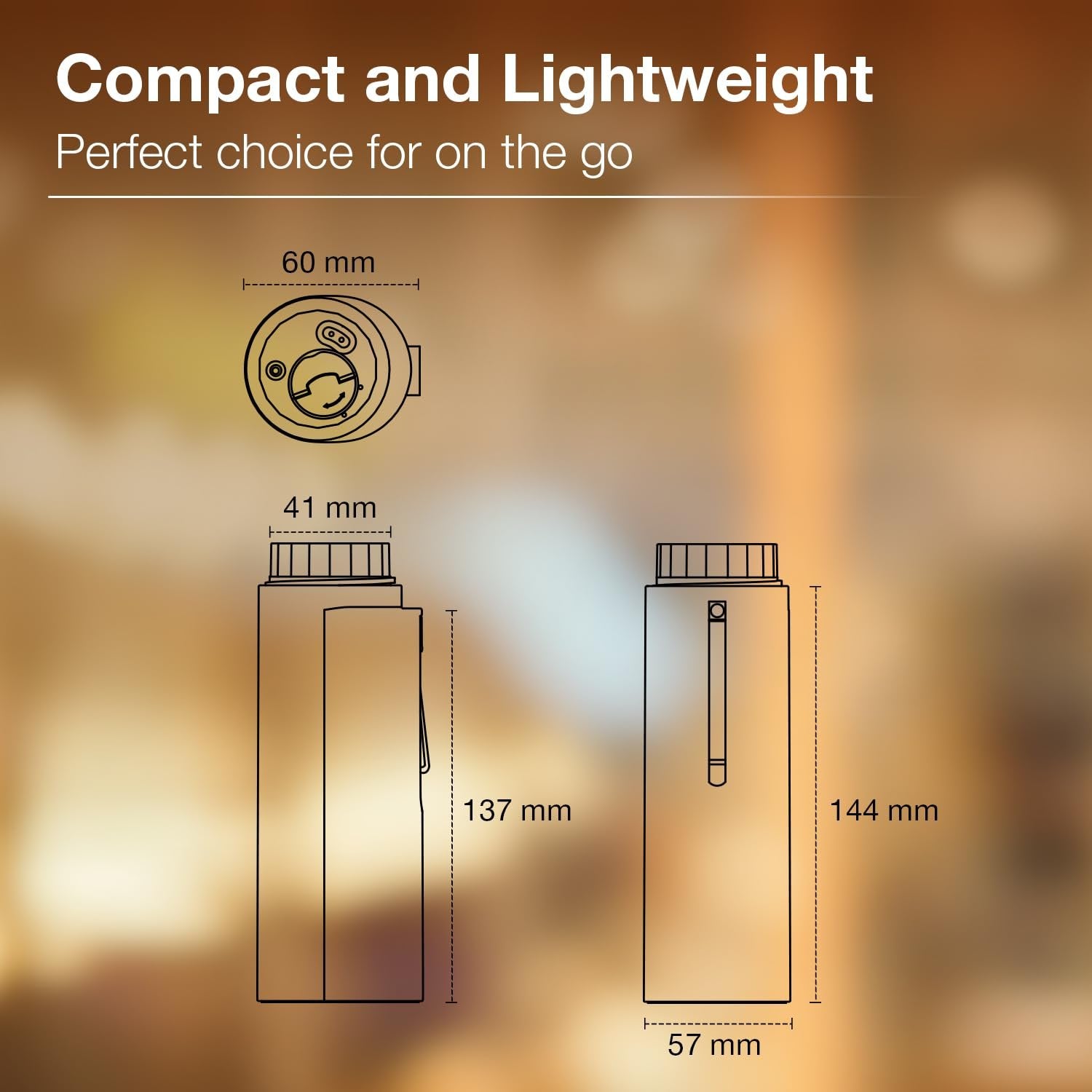 Portable Bidet for Travel ? USB-C Rechargeable Handheld Bidet Sprayer, Compact Personal Hygiene Device with Adjustable Water Pressure for Outdoors & Home Use