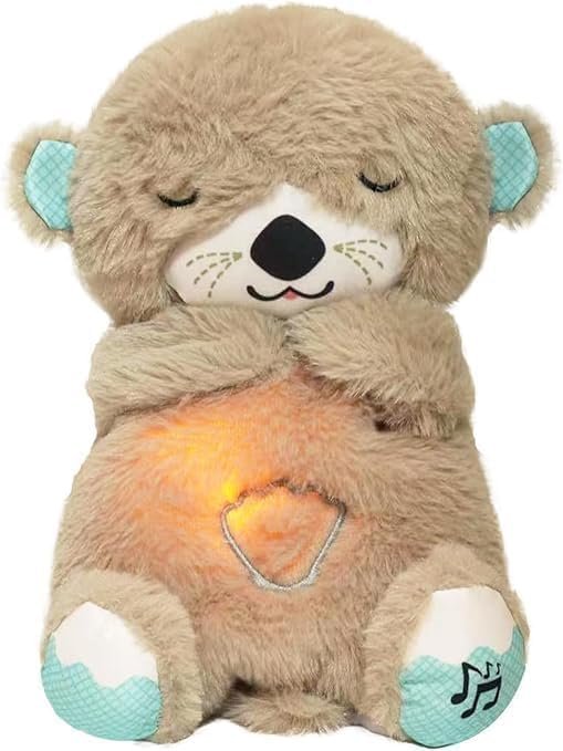 Breathing Teddy Bear Plush Toy ? Soft Sleep Companion with Simulated Breathing Motion, Calming Stuffed Animal for Babies, Kids & Anxiety Relief