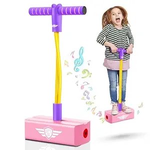 Pogo Jumper for Kids ? Foam Bouncy Jump Stick with Squeaky Sound, Safe Indoor & Outdoor Fun Exercise Toy for Boys & Girls (Ages 3+)