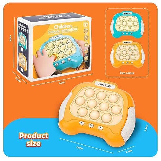 Puzzle Pop Light Up Game ? Electronic Pattern Popping Fidget Toy with LED Lights, 3 Game Modes | Sensory Travel Puzzle for Kids & Adults