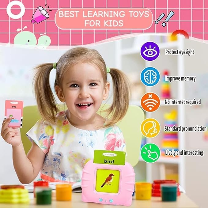Educational Flash Cards for Kids ? Alphabet, Numbers, Shapes & Colors Learning Set | Durable, Waterproof, Tear-Resistant Early Learning Cards for Toddlers, Preschool & Kindergarten (Pack of 100)