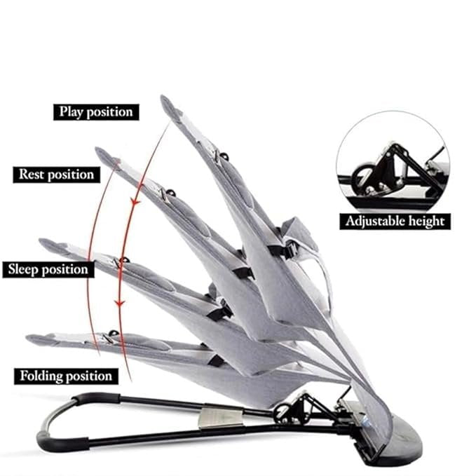 Baby Bouncer | Soothing Infant Seat with Gentle Rocking & Soft Cushion | Safe & Comfortable Newborn Swing for Babies