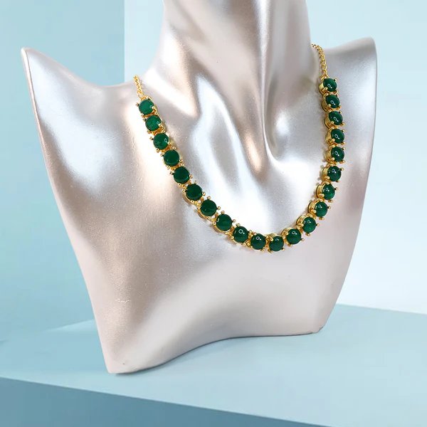 Crystal Necklace Jewellery Set with Earrings for Girls ? Sparkling Jewelry Perfect for Parties & Gifts