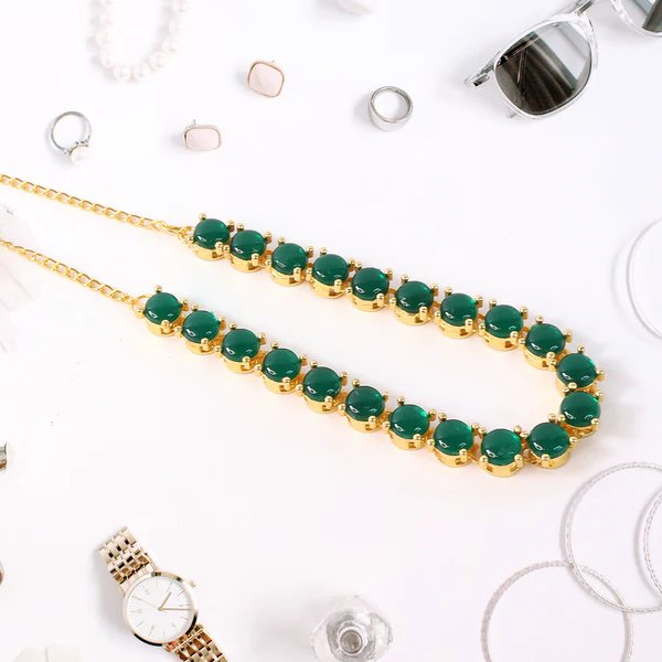 Crystal Necklace Jewellery Set with Earrings for Girls ? Sparkling Jewelry Perfect for Parties & Gifts