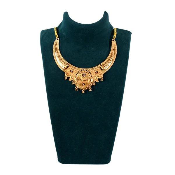 Elegant Gold-Plated Necklace Set for Women ? Traditional Jewelry with Matching Earrings | Perfect for Weddings and Festivals