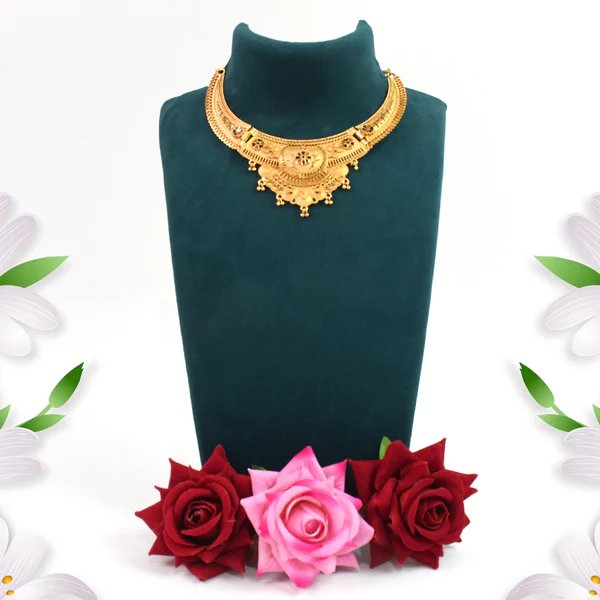 Elegant Gold Plated Necklace Set for Women ? Timeless Luxury for Weddings, Festive Wear & Traditional Outfits