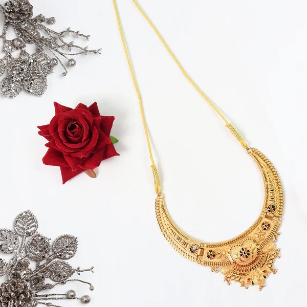 Elegant Gold Plated Necklace Set for Women ? Timeless Luxury for Weddings, Festive Wear & Traditional Outfits